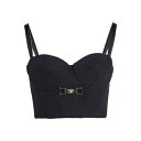 【送料無料】 エリザベスフランキ レディース Tシャツ トップス Tops Black(4)