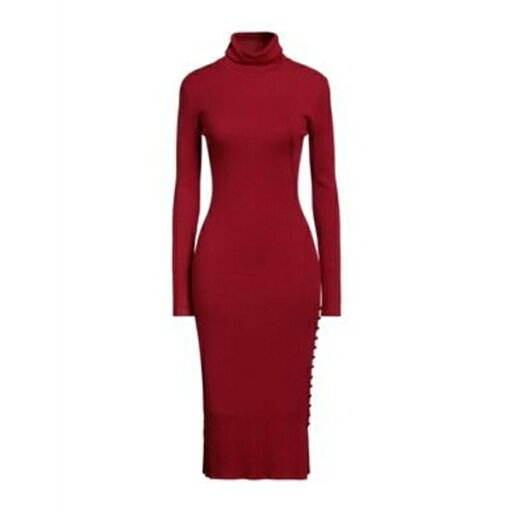 【送料無料】 フラコミーナ レディース ワンピース トップス Midi dresses Red 【送料無料】 フラコミーナ レディース ワンピース トップス Midi dresses Red