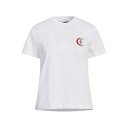 【送料無料】 ロベルトカヴァリ レディース Tシャツ トップス T-shirts White