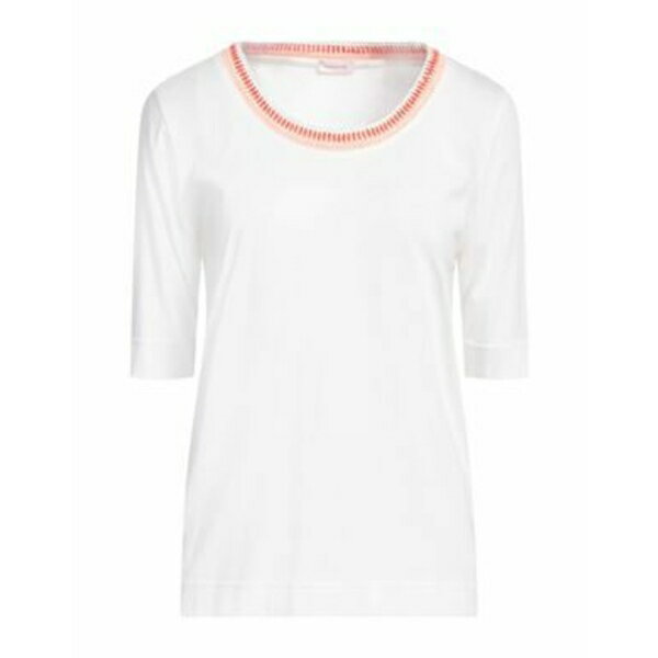 【送料無料】 ロッソピューロ レディース Tシャツ トップス T-shirts White