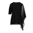 【送料無料】 マスナダ レディース Tシャツ トップス T-shirts Black