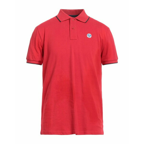 【送料無料】 ノースセール メンズ ポロシャツ トップス Polo shirts Red 1