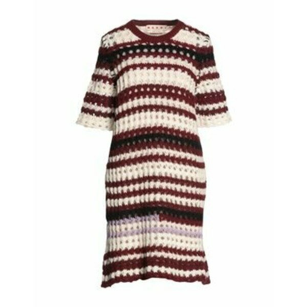 【送料無料】 マルニ レディース ワンピース トップス Mini dresses Red