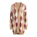 【送料無料】 ツインセット レディース カーディガン アウター Cardigans Beige
