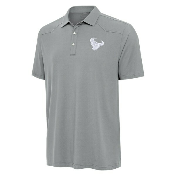 アンティグア メンズ ポロシャツ トップス Houston Texans Antigua Western Performance Polo Gray