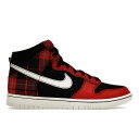 Nike ナイキ メンズ スニーカー 【Nike Dunk High SE Tartan Plaid Black University Red】 サイズ US_M_14 Black/Pale Ivory/University Red(4)