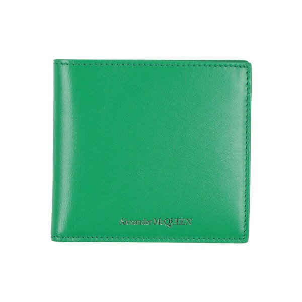 【送料無料】 マックイーン メンズ 財布 アクセサリー Wallets Green(4)