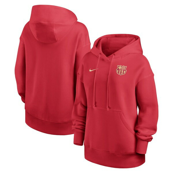 ナイキ ブルゾン レディース ナイキ レディース ジャケット＆ブルゾン アウター Barcelona Nike Women's Drac Pack Oversized Phoenix Fleece Pullover Hoodie? Red