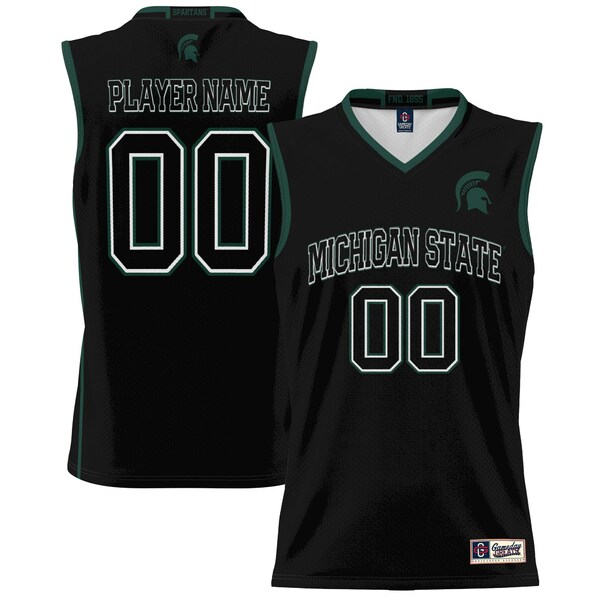 ゲームデイグレーツ メンズ ユニフォーム トップス Michigan State Spartans NIL PickAPlayer Lightweight Basketball Jersey Black