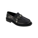 カールラガーフェルド メンズ スリッポン・ローファー シューズ Men's White Label Box Leather Moc Toe Loafers Black(4)