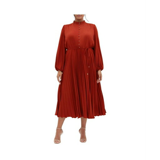 シティーシック レディース ワンピース トップス Plus Size Oasis Dress Cinnamon シティーシック レディース ワンピース トップス Plus Size Oasis Dress Cinnamon