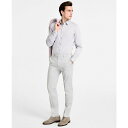 カルバンクライン メンズ カジュアルパンツ ボトムス Men's Slim-Fit Dress Pants Light Grey
