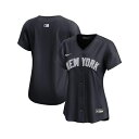 ナイキ レディース カットソー トップス Women's Navy New York Yankees Alternate Limited Jersey Navy(4)