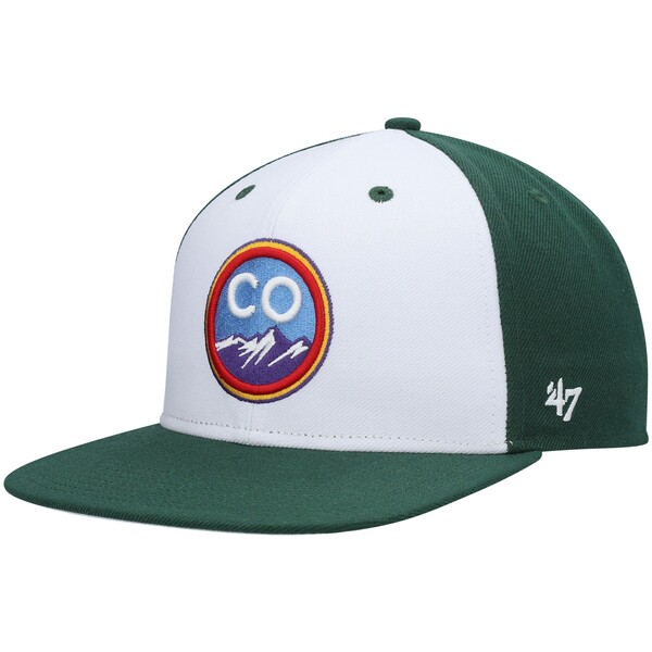 フォーティーセブン メンズ 帽子 アクセサリー Colorado Rockies 039 47 2021 City Connect Captain Snapback Hat Green