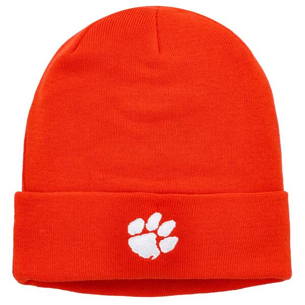 ナイキ メンズ 帽子 アクセサリー Clemson Tigers Nike Tonal Logo Cuffed Knit Hat Orange