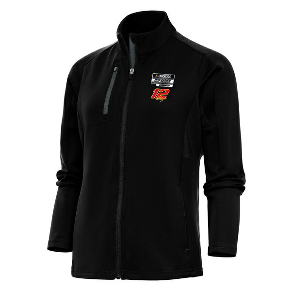 アンティグア レディース パーカー・スウェットシャツ アウター Ryan Blaney Antigua Women's 2023 NASCAR Cup Series Champion Generation FullZip Jacket Black