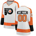 yz t@ieBNX fB[X jtH[ gbvX Philadelphia Flyers Fanatics Branded Women's Away Breakaway Custom Jersey White