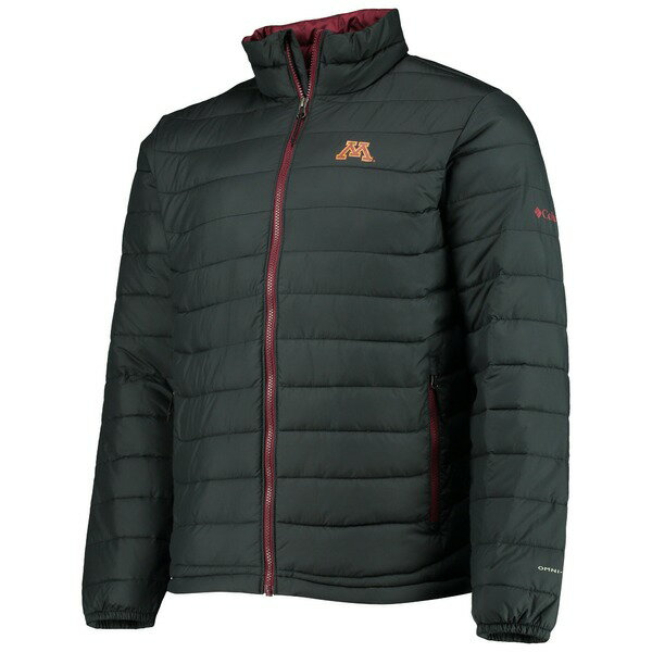 コロンビア メンズ ジャケット＆ブルゾン アウター Minnesota Golden Gophers Columbia Powder Lite OmniHeat Reflective FullZip Jacket Black