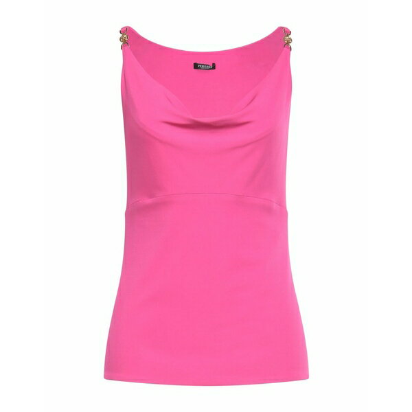 【送料無料】 ヴェルサーチ レディース カットソー トップス Tops Fuchsia