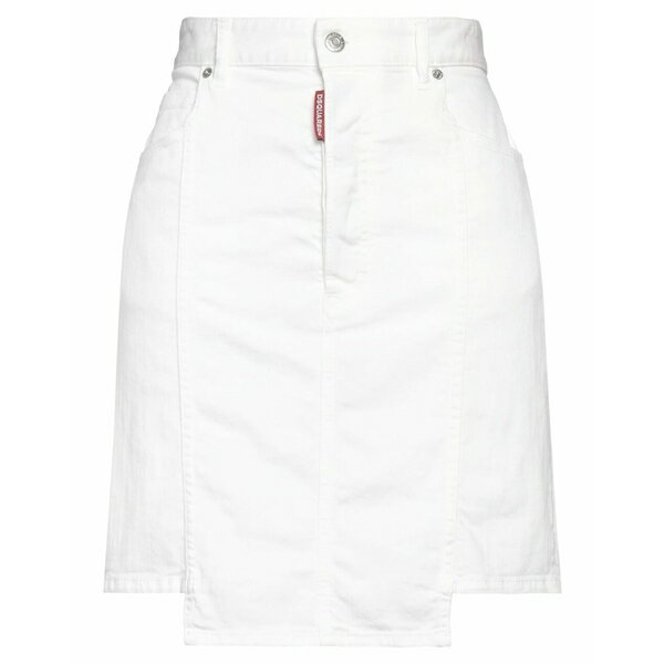 ̵ ǥ ǥ  ܥȥॹ Denim skirts White