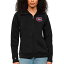 アンティグア レディース パーカー・スウェットシャツ アウター Montreal Canadiens Antigua Women's Team Logo Protect FullZip Hoodie Black