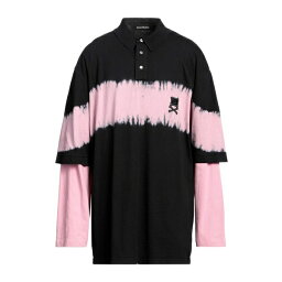 アクネ ストゥディオズ ポロシャツ メンズ 【送料無料】 アクネ ストゥディオズ メンズ ポロシャツ トップス Polo shirts Black