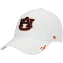 フォーティーセブン レディース 帽子 アクセサリー Auburn Tigers '47 Women's Miata Clean Up Adjustable Hat White