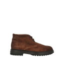 【送料無料】 サントーニ メンズ ブーツ シューズ Ankle boots Dark brown