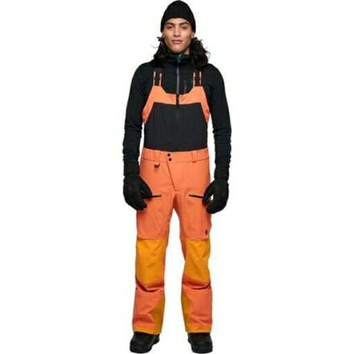 ブラックダイヤモンド メンズ カジュアルパンツ ボトムス Recon Pro Stretch Bib Pant - Men's BD Orange/Flame Orange ブラックダイヤモンド メンズ カジュアルパンツ ボトムス Recon Pro Stretch Bib Pant - Men's BD Orange/Flame Orange
