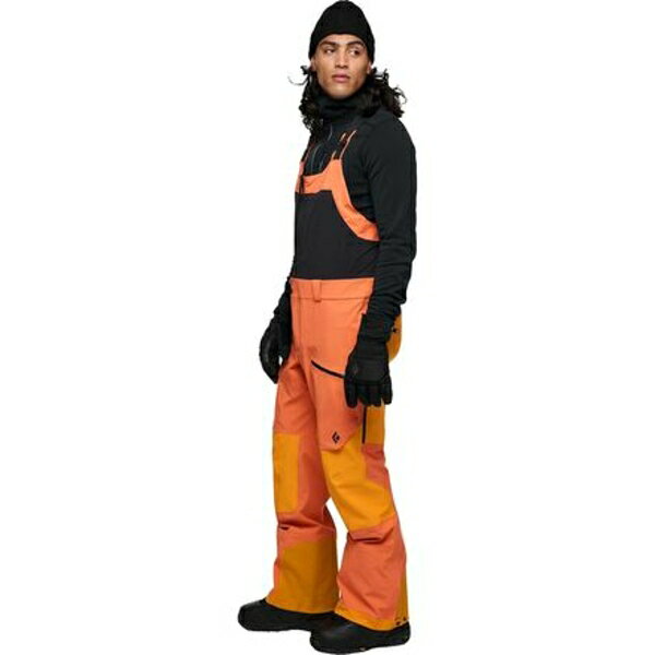 ブラックダイヤモンド メンズ カジュアルパンツ ボトムス Recon Pro Stretch Bib Pant - Men's BD Orange/Flame Orange