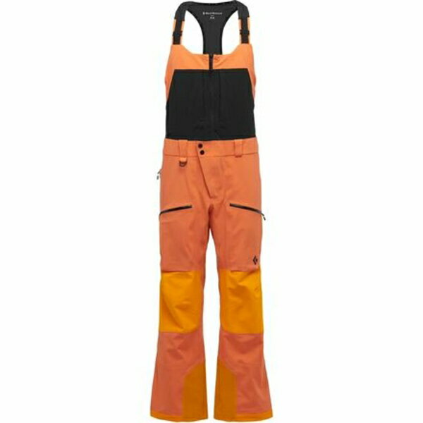 ブラックダイヤモンド メンズ カジュアルパンツ ボトムス Recon Pro Stretch Bib Pant - Men's BD Orange/Flame Orange