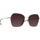 レーン メンズ サングラス・アイウェア アクセサリー Zhana 57 Sunglasses Satin Japanese Gold/Orchid Mirror