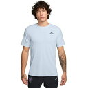 ナイキ メンズ シャツ トップス Dri-Fit Solar Chase Short-Sleeve Shirt - Men's Football Grey/Black