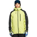 クイックシルバー メンズ スノーボード スポーツ Mission Block Jacket - Men's Celery Green