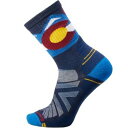 スマートウール メンズ 靴下 アンダーウェア Hike Light Cushion Colorado Crew Sock Laguna Blue