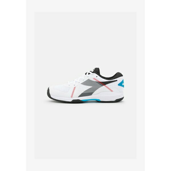 ディアドラ メンズ テニス スポーツ TROFEO CLAY - Clay court tennis shoes - white/black/blue jewel