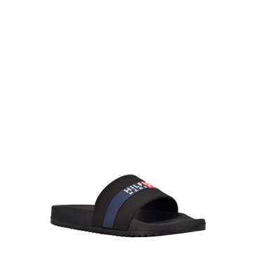 トミー ヒルフィガー メンズ サンダル シューズ Ronks Slide Sandal Black 001