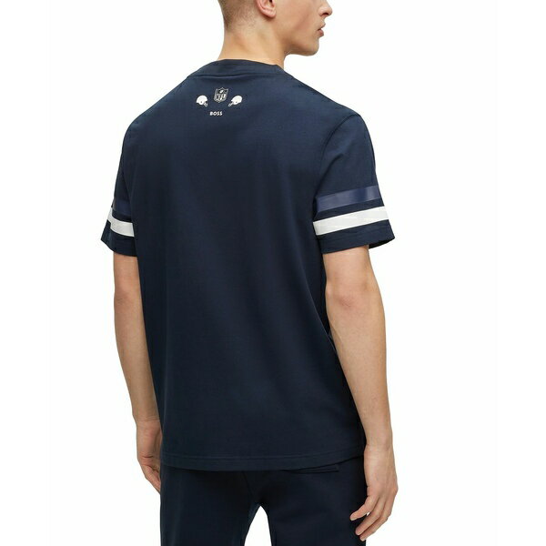 楽天astyヒューゴボス メンズ Tシャツ トップス BOSS by Hugo Boss x NFL Men's T-shirt Collection Dallas Cowboys - Navy