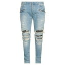 【送料無料】 バルマン メンズ デニムパンツ ボトムス Jeans Blue