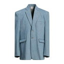 【送料無料】 ヴェトモン メンズ ジャケット&ブルゾン アウター Blazers Blue