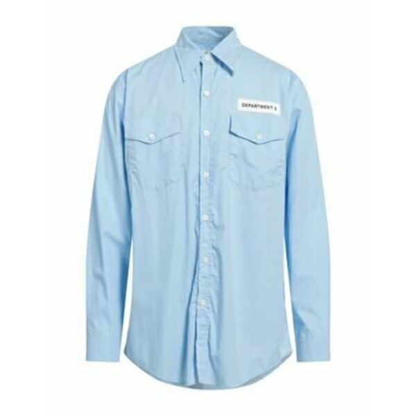 【送料無料】 デパートメントファイブ メンズ シャツ トップス Shirts Azure
