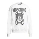 【送料無料】 モスキーノ メンズ パーカー・スウェットシャツ アウター Sweatshirts White