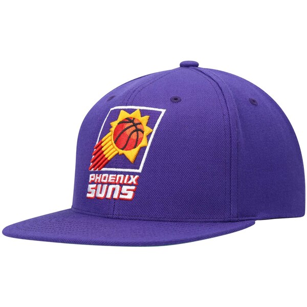 ミッチェル＆ネス ミッチェル&ネス メンズ 帽子 アクセサリー Phoenix Suns Mitchell & Ness Hardwood Classics Team Ground 2.0 Snapback Hat Purple