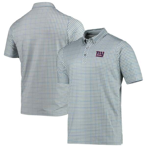 AeBOA Y |Vc gbvX New York Giants Antigua Deliver ButtonDown Polo Gray/Royal