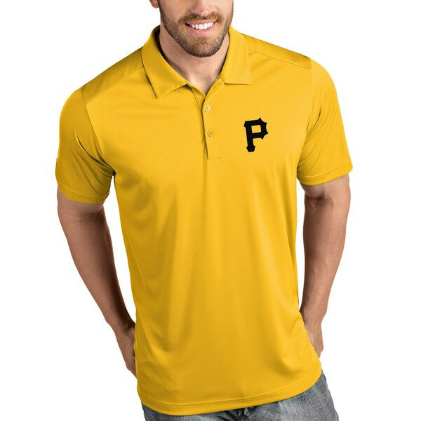 AeBOA Y |Vc gbvX Pittsburgh Pirates Antigua Tribute Polo Gold