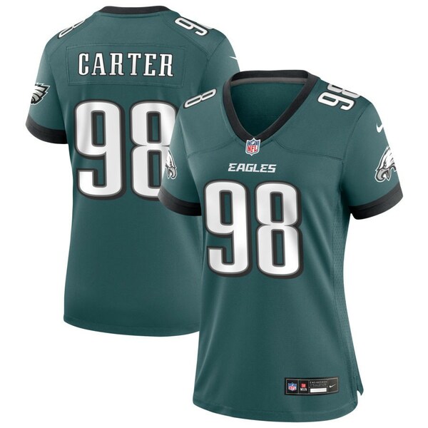 ʥ ǥ ˥ե ȥåץ Philadelphia Eagles Nike Women's Custom Game Jersey Midnight Green