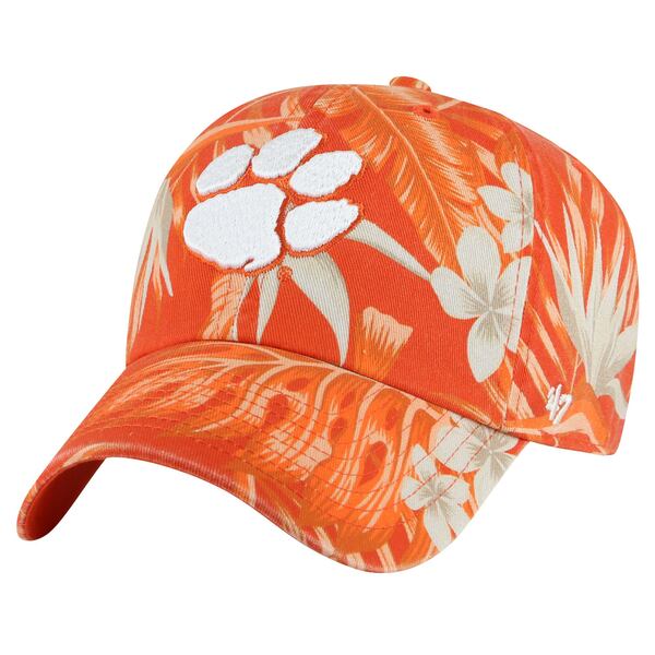 フォーティーセブン メンズ 帽子 アクセサリー Clemson Tigers '47 Tropicalia Clean Up Adjustable Hat Orange