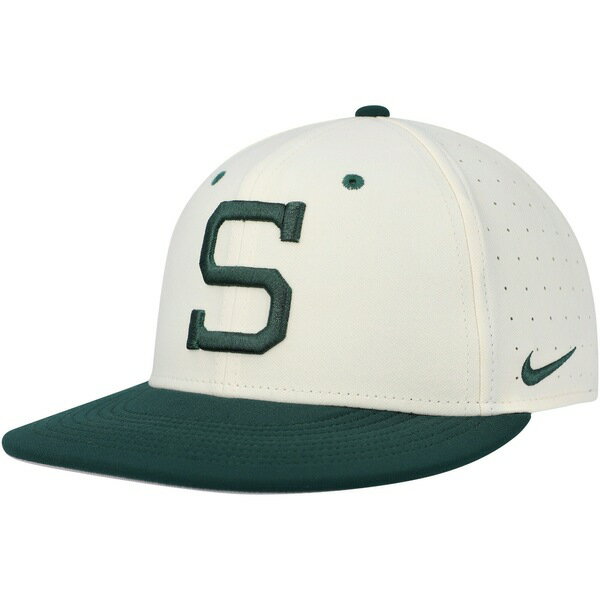 楽天astyナイキ メンズ 帽子 アクセサリー Michigan State Spartans Nike Aero True Baseball Performance Fitted Hat Khaki