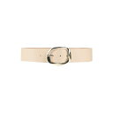 【送料無料】 エリカ・カヴァリーニ レディース ベルト アクセサリー Belts Beige