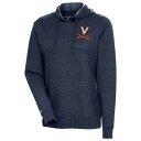 アンティグア レディース パーカー・スウェットシャツ アウター Virginia Cavaliers Antigua Women's Action Pullover Hoodie Heather Navy